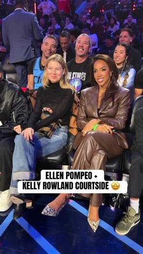 Ellen Pompeo ☀️ (Fan Page) on Instagram: "Ellen Pompeo and Kelly Rowland during NBA All-Star Weekend on February 15, 2026 ✨🏀 Via @nbaallstar @/nba (TikTok) @ellenpompeo @kellyrowland #ellenpompeo #kellyrowland #nba #meredithgrey #greysanatomy"
