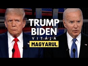 Donald Trump és Joe Biden vitája magyarul (teljes)