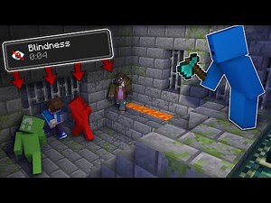 Minecraft Manhunt, But When I Crouch The Hunters Get Blindness