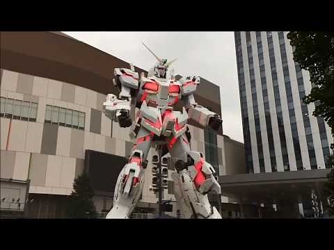 LIFE SIZE GUNDAM UNICORN 1:1 TRANSFORMING !