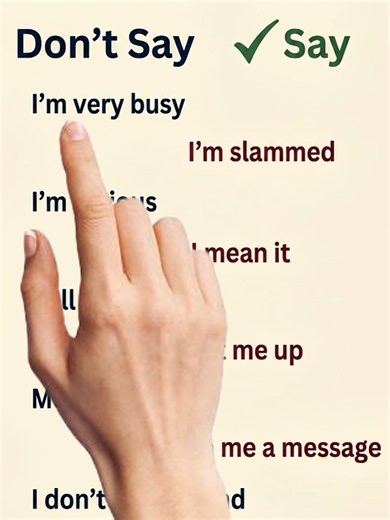 Don't say ❌ Say ✅. #english #englishlearning #educationalvideos #fypシ #tiktokgrowthchallenge