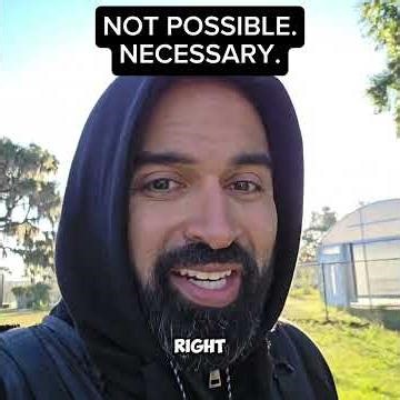 It’s Not Possible.No. It’s Necessary.