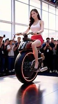 #Tesla Electric One-Wheeled Motorcycle Concept