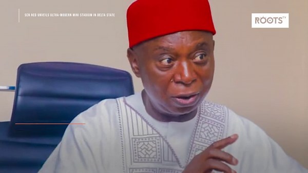 Sen Ned Unveils Ultra Modern Mini Stadium in Delta State
