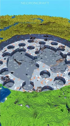 Ultimate 10 players megabase Minecraft Timelapse #minecraft #minecraftbuilding #minecraftbuild