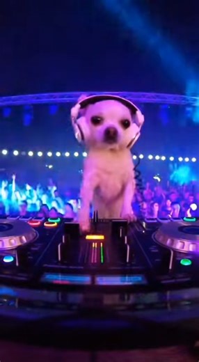 DJ Pup dropping beats and barking vibes 😂🎧🐶 #ChihuahuaDJ #TinyPerformer #WideAngleRaw | Chichi Charlie