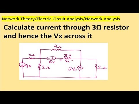 Numerical on Loop analysis with dependent source