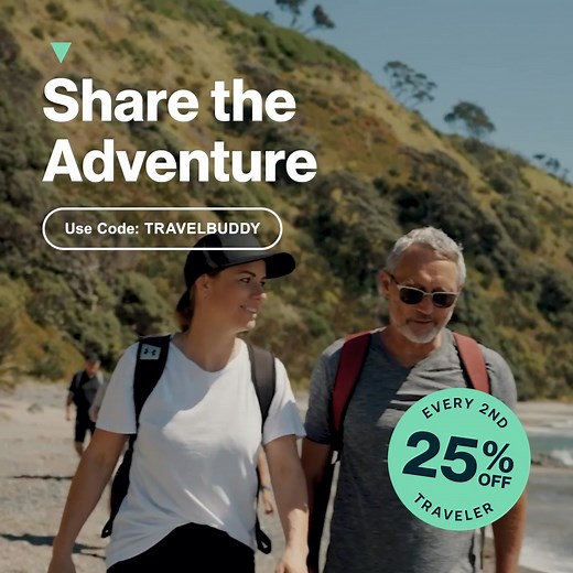 Grab your adventure buddy, partner, or get your group together, because it's time to book a trip of a lifetime with a massive saving! Every 2nd traveler receives 25% off their trip. Available to book NOW on any trip, any departure. Learn more: https://activeadventures.com/black-friday/ T&Cs apply. | Active Adventures