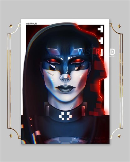 Assassin - Marathon the Game - Runner Fan Art - Fine Art Print - Etsy