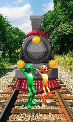 . equal Dame tu All 2💌💀👻☠️colors alien dance vs head of packman & train driver tom 👽🥰 #funnyvideo​😦