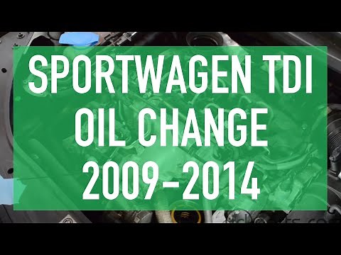 Oil Change on 2009-2014 Jetta/Golf/Sportwagen TDI