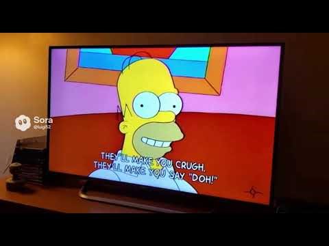 Lost episode in The Simpsons (Credits to luigi52 on Sora 2)