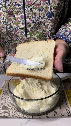 Easy Homemade Butter Recipe - Make Delicious Butter at Home