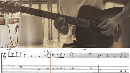 Minor Swing，第一次自己弄谱子，虽然不太好，但也算清楚，这样小伙们就可以一起联系了