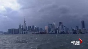 Timelapse shows storm moving over Toronto