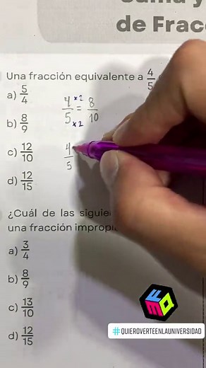 Cómo obtener fracciones equivalentes en matemáticas