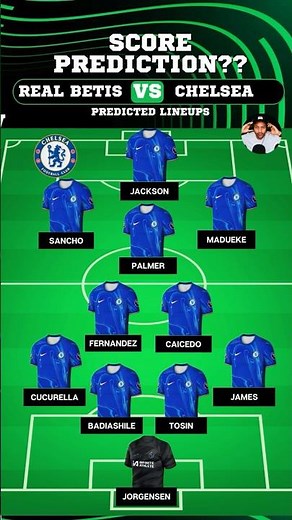 REAL BETIS vs CHELSEA: PREDICTED LINEUPS 🔥⚽ | CONFERENCE LEAGUE FINAL!