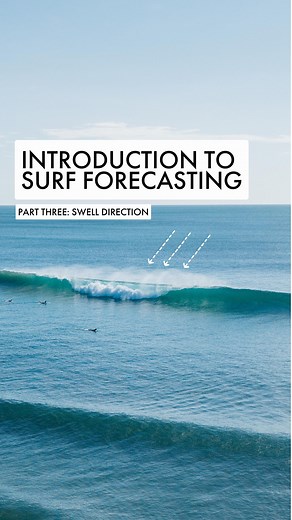 Surf Simply on Instagram: "Part 3/3 - Surf Forecasting Basics - Swell Direction Are you struggling to read surf forecasts? In these episodes, we introduce some of the metrics used on surf & wave forecasting websites in the first of a series on wave mechanics and meteorology. We’re going to cover subjects like Wave Period, Wind and Tide patterns, and how waves change as they approach shore. In this third part, we cover the basics of Surf Forecasts and the importance of swell direction. Follow for