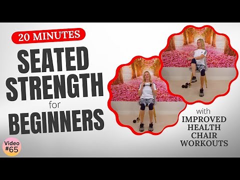 Get STRONGER in 20 Minutes with Chair Exercises for Beginners and Seniors