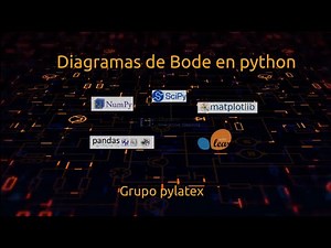 Funciones de transferencia y simulación de diagramas de Bode con Jupyter - Python.