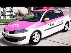 GTA 5 MODS | CDMX TAXI VS THE CITY IN GTA V MEXICO | EdgarFtw