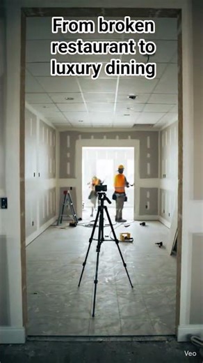Full restaurant makeover in secon👷‍♂#restoration#transformation #beforeafter#youtubeshorts#shorts