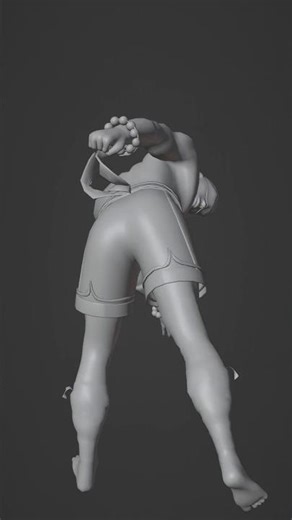 3D Model,Rig&Animation by myselfReference by tiktok achmadyhanie79 #3DAnimation #blender3d