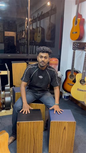 Cajon drum box available @pan Guitar showroom | Pan guitars