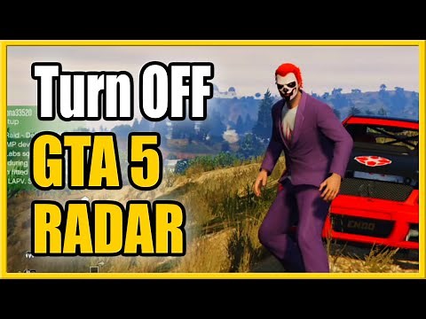 How to TURN OFF THE RADAR & HUD in GTA 5 Online (Fast METHOD!)