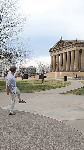 Urban Disc Golf | Pro Disc Golfers take on The Parthenon in Urban Disc Golf. #UrbanDiscGolf #DiscGolf Film Date: March 2022 | Instagram