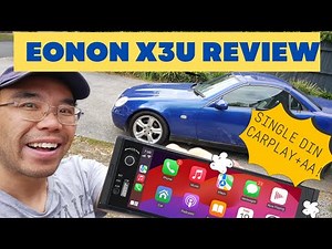 The Eonon X3U - Wireless Carplay Android Auto in a single DIN unit! Unboxing Review Installation