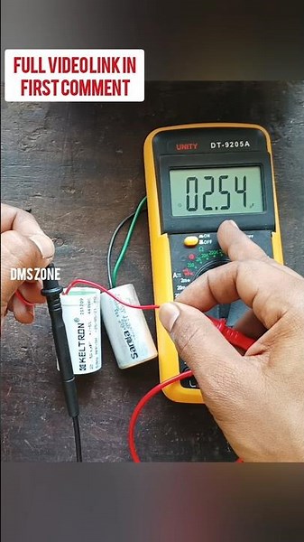 Ceiling fan capacitor checking with Multimeter // Capacitor checking with meter // capacitor meter