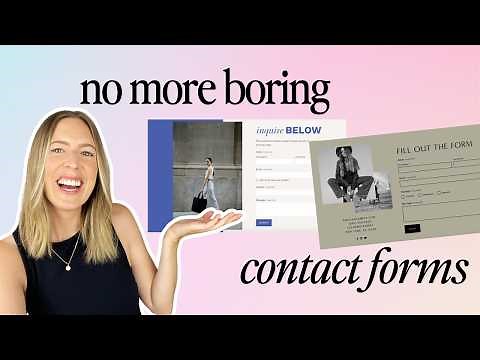 How to Customize The Design of Squarespace Forms👩‍💻: A Step-by-Step Guide