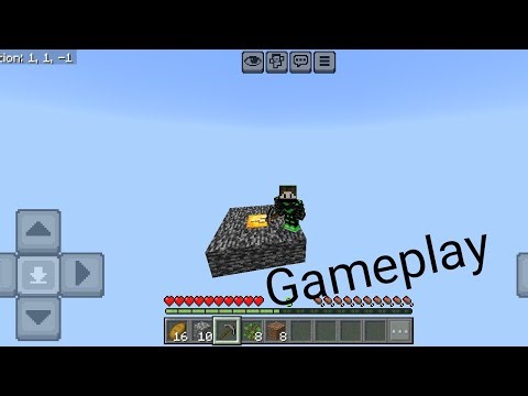 Lucky One Block Gameplaying in Minecraft Bedrock Edition.Part 1