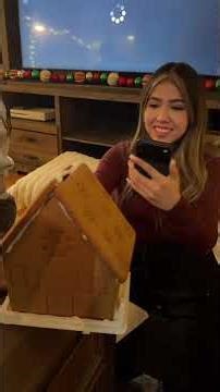 “Gingerbread House Disaster! 🍭🍬🍪 #LetsBuild”