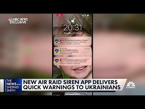 New air raid siren app delivers quick warnings to Ukrainians