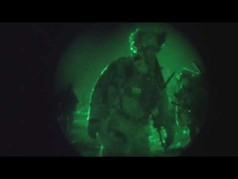 Arctic Angel Soldiers of the 11th Airborne Division Advance at Night