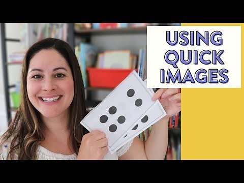 Quick Images in Kindergarten, First, and Second Grade // number sense routines for the classroom