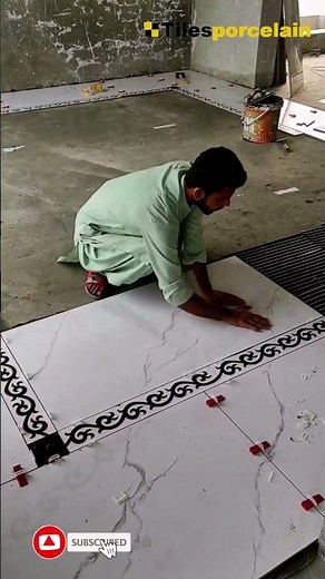 🛠️ DIY Tile Fitting: Pro Tips for a Flawless Tile Design! 🔥 #InteriorDesign #diyhomedecor #tiles