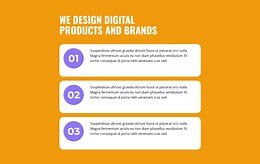 Three paragraphs - Html Code Example by Nicepage