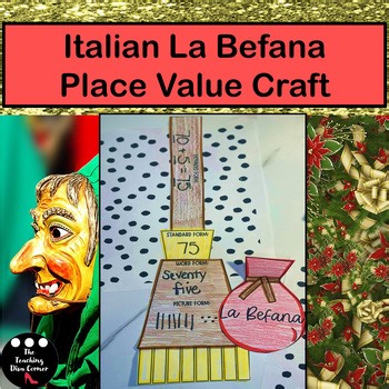 Italian Christmas Math Place Value Craft La Befana