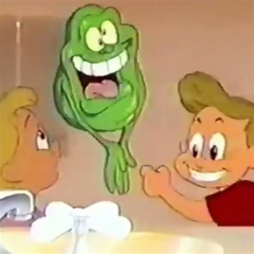 The Real Ghostbusters Slimer Toothpaste TV Advert