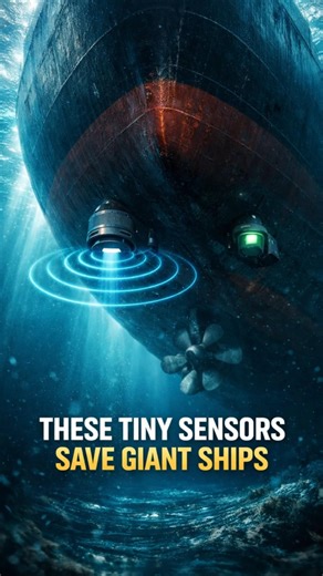 Hidden Sonar & Sensor Nodes Under Cargo Ships #cargoship #maritimefacts