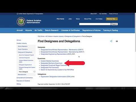 How to Locate a Designated Mechanic Examiner (DME)
