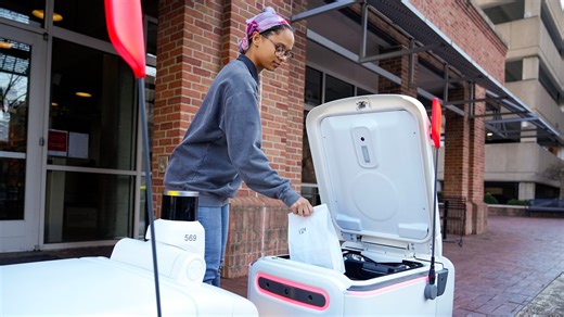 Meet Ohio State's fleet of food rovers: Robots responsible for over 1,000 daily food deliveries