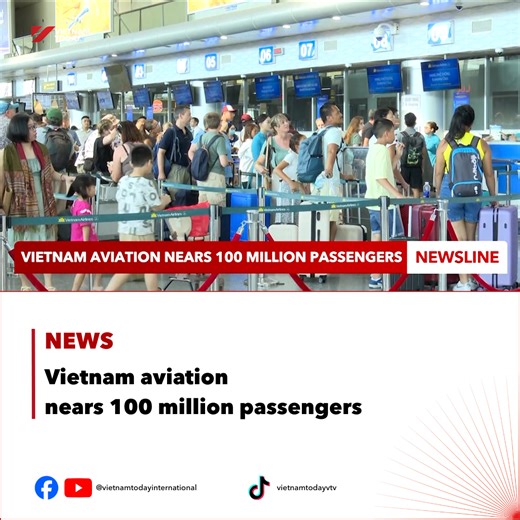 63K views · 1K reactions | Vietnam’s aviation sector has recorded strong growth this year, driven by a surge in international travelers. Vietnamese airlines carried nearly 47 million passengers, contributing significantly to the recovery of tourism and the broader economy after the pandemic. #VietnamToday #YourWindowonVietnam #VTV #aviation #tourism #airlines | Vietnam Today | Facebook