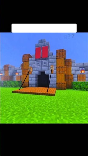 🏰Best Minecraft Castle Gate Design !!