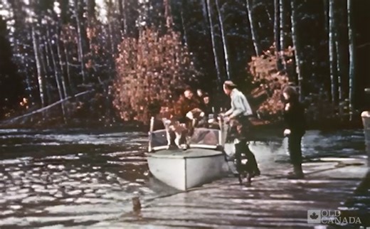 A 1940s video showcasing American hunters celebrating Canadian hospitality in Ontario | Old Canada Series