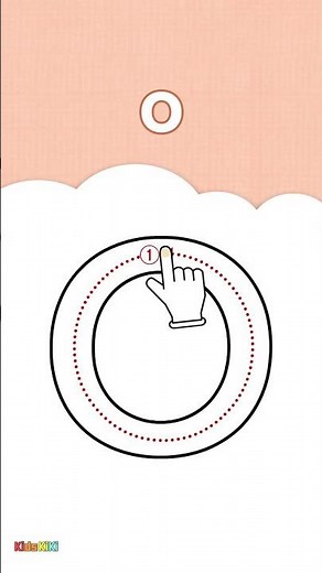 How to Write the Capital Letter O – ABC for Beginners