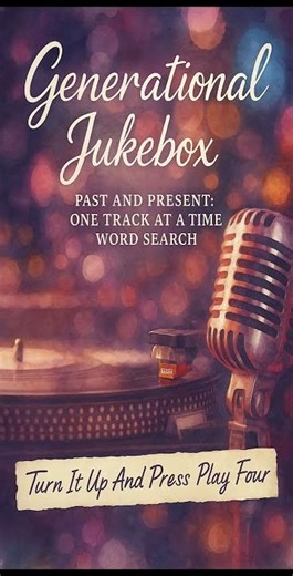 InkxCity Generational Jukebox Book 4 Word Search 3 Second Challenge 3